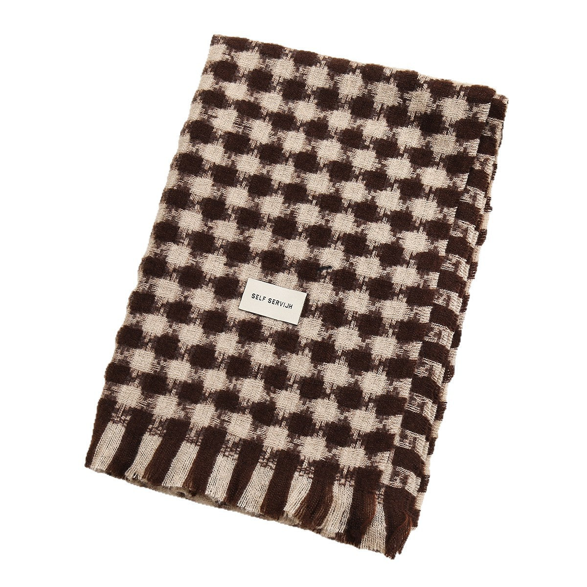 Retro-Kariert-Schal