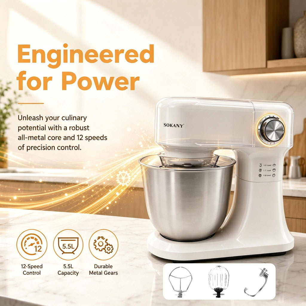 Elektrischer Teig- und Rahm-Mixer | LuxeStyle
