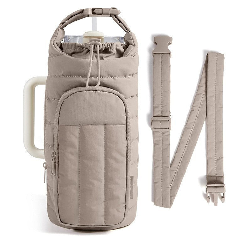 Isolierte Crossbody-Hülle für Trinkflaschen