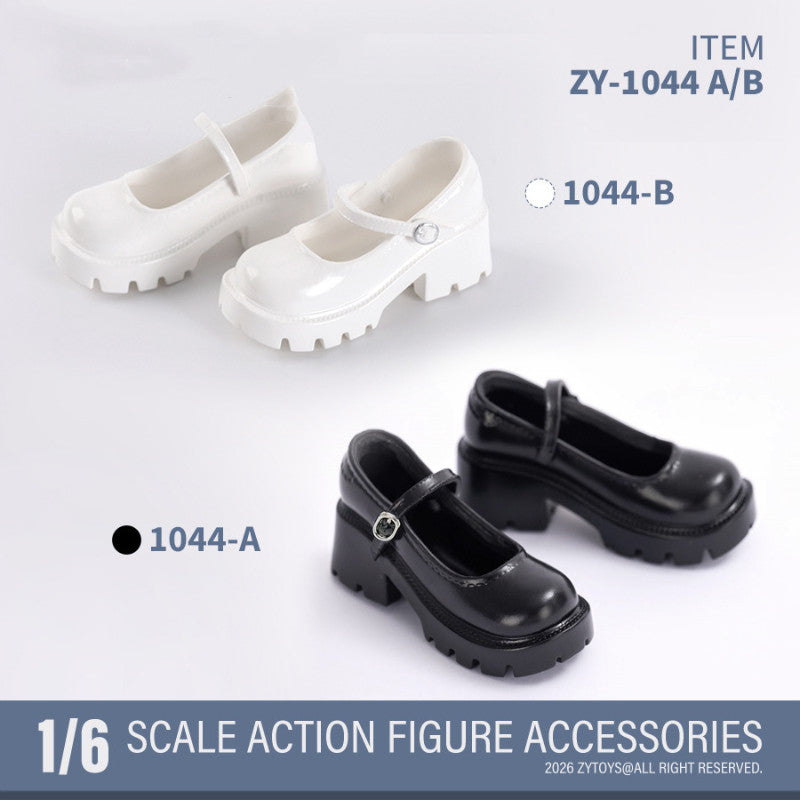 Preppy-Style Leder-Schuhe mit Riemen