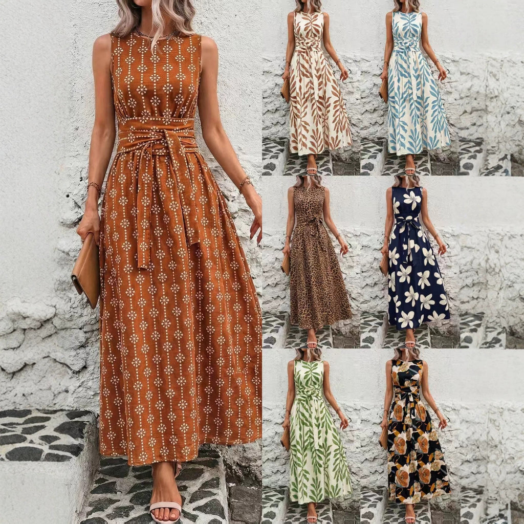 Elegantes Damenkleid mit Gürtel – Bild 6 | LuxeStyle