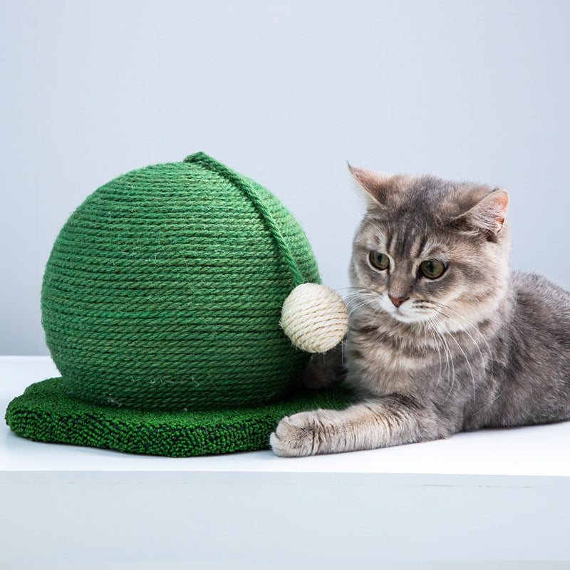 Orangen-Kirschen Katzenbaum mit Kratzstamm