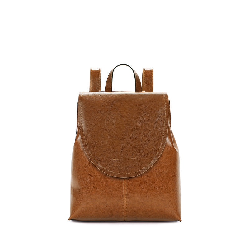 Leder Rucksack Damen – Retro-Look – Bild 12 | LuxeStyle