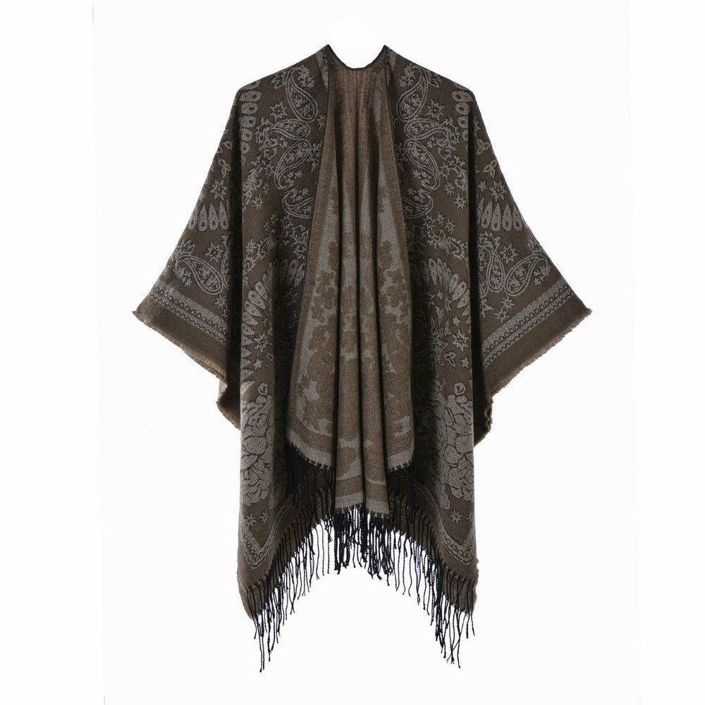 Tassel‑Schal aus Cashmere‑Blend – Bild 4 | LuxeStyle