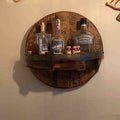 Wein- und Whisky-Displaytisch aus Holz | LuxeStyle