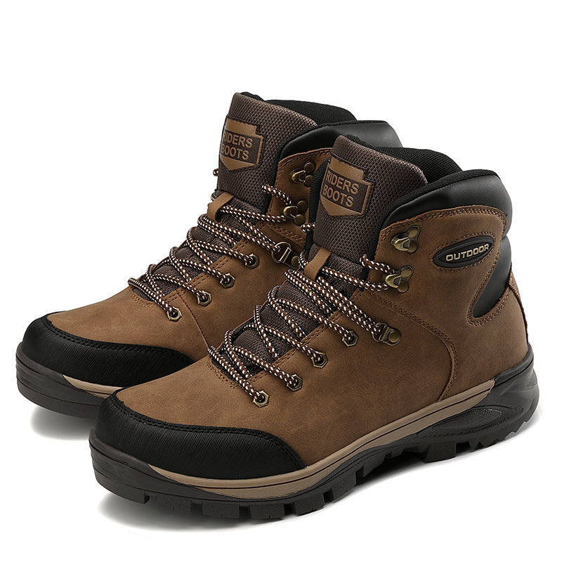 Winterstiefel Herren – Hochwertiges Leder, warm gefüttert