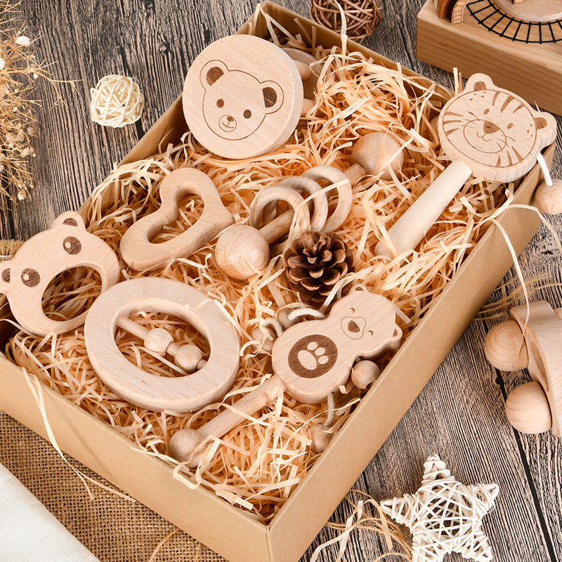 Baby-Rasselbär aus Holz – Bild 4 | LuxeStyle