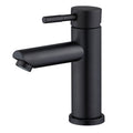 Wasserhahn mit geradem Auslauf, Schwarz