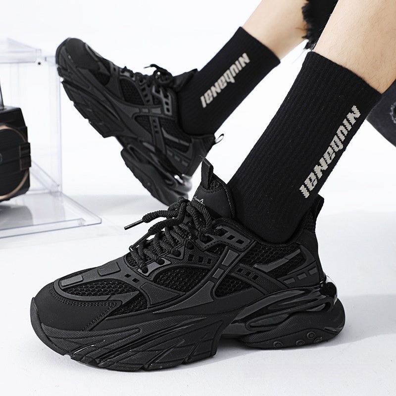 Pure Black Dicksohle Freizeitsneaker – Bild 11 | LuxeStyle
