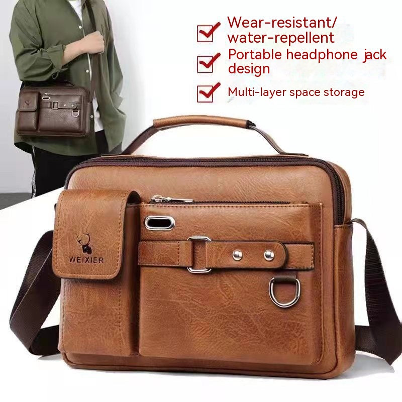 Crossbody Schultertasche für Herren – Bild 3 | LuxeStyle