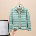 Leichte, kurze Daunenjacke für Damen – Ansicht 3