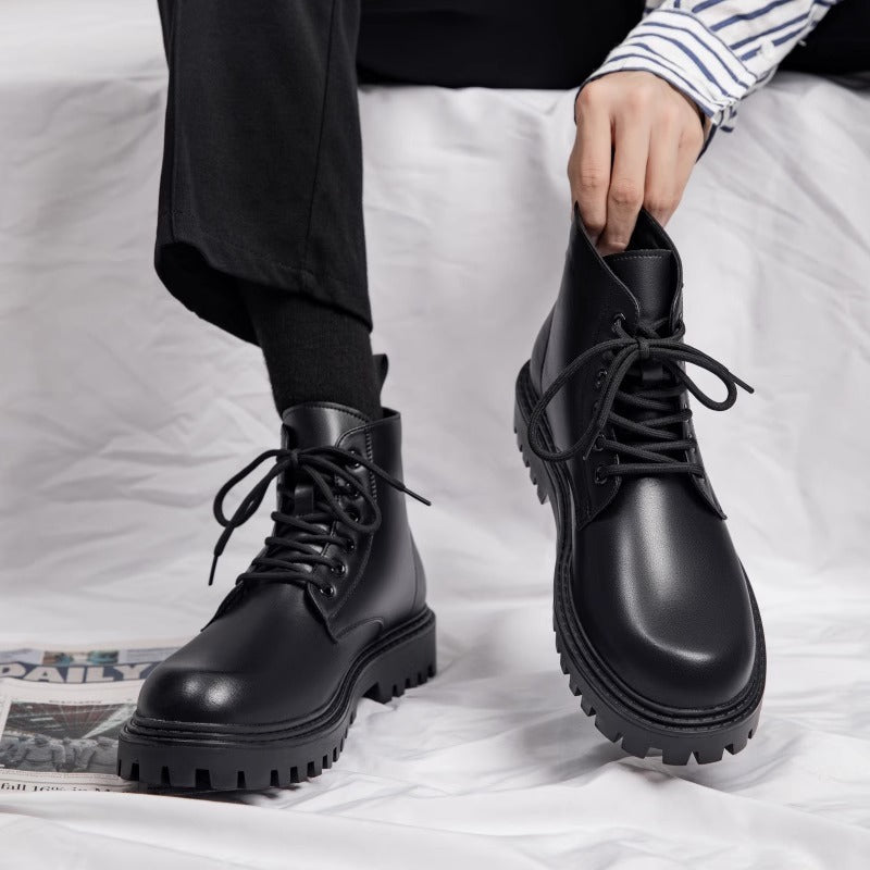 Herren-Lederstiefel, britischer Stil