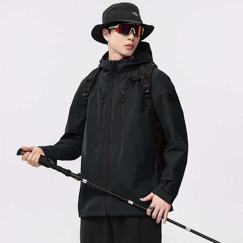 Wind- & wasserdichte Outdoor-Jacke, Herren