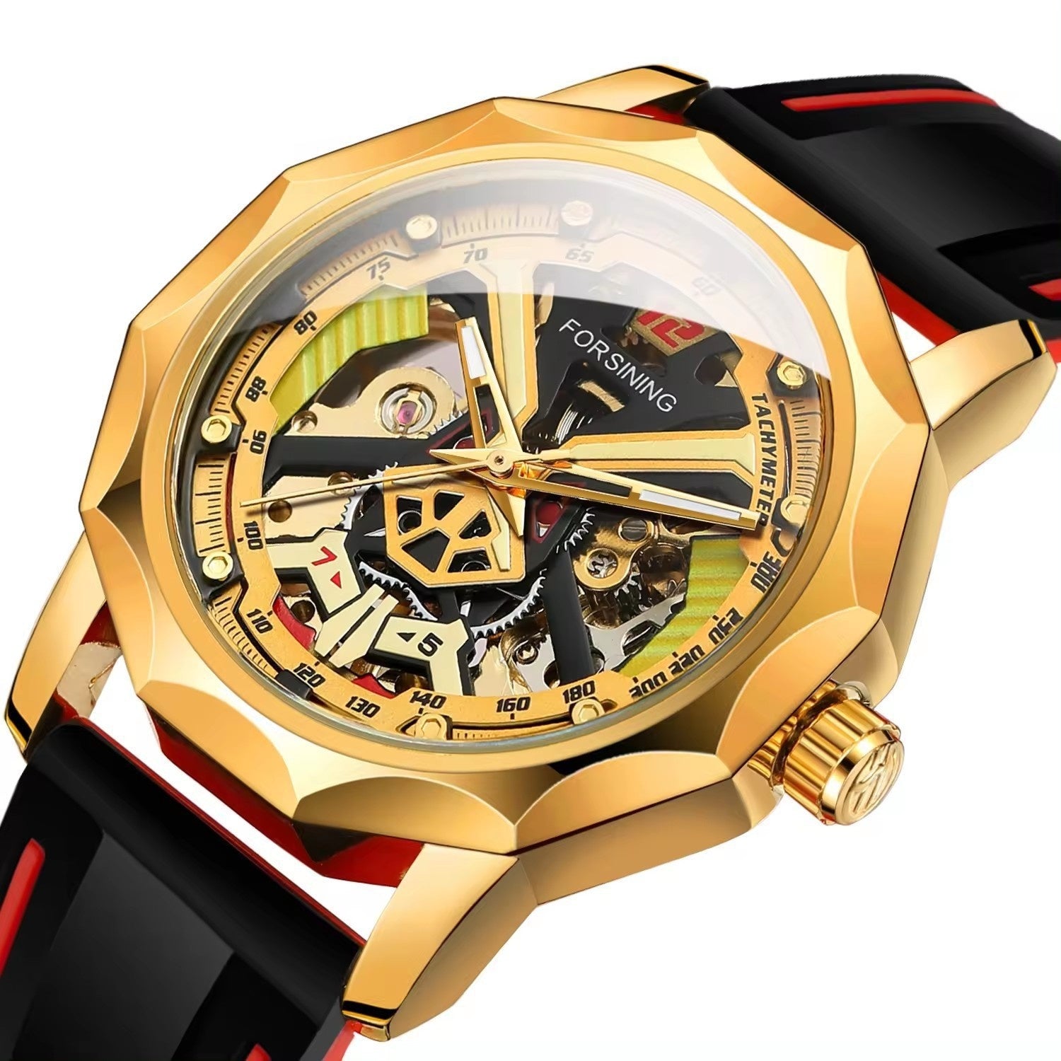 Casual Hohlkreuz-Wasserdichte Manuelle Mechanische Uhr
