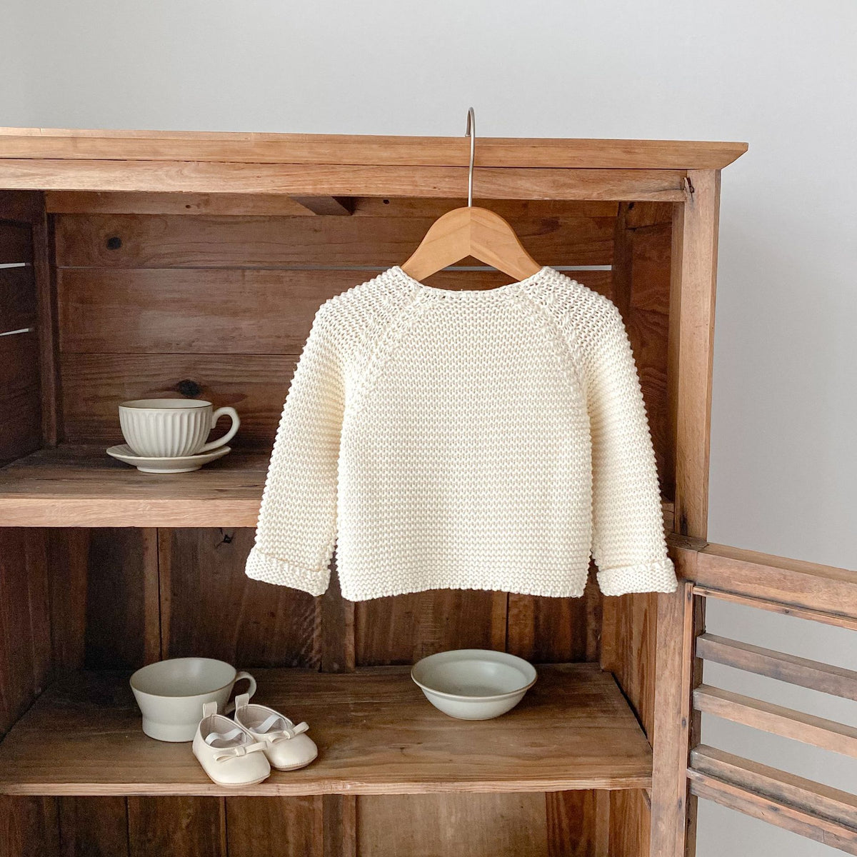Baumwoll-Strickjacke für Babys | LuxeStyle