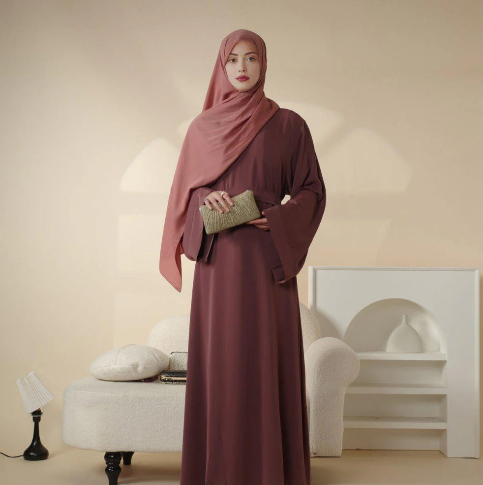 Einfarbiges Minimalistisch Kleid