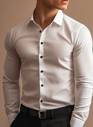 Business Hemd Slim Fit für Herren – Bild 4 | LuxeStyle