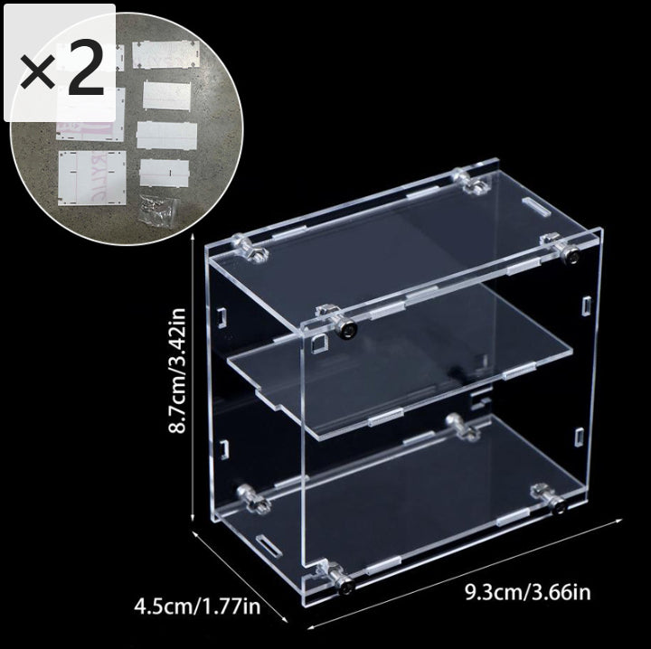 Acryl-Display-Box mit Doppelwand, staubgeschützt | LuxeStyle