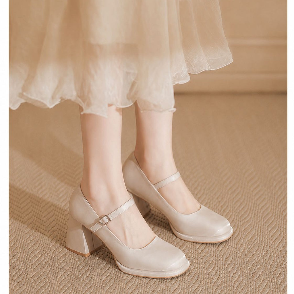 Plateau Mary Jane High Heels