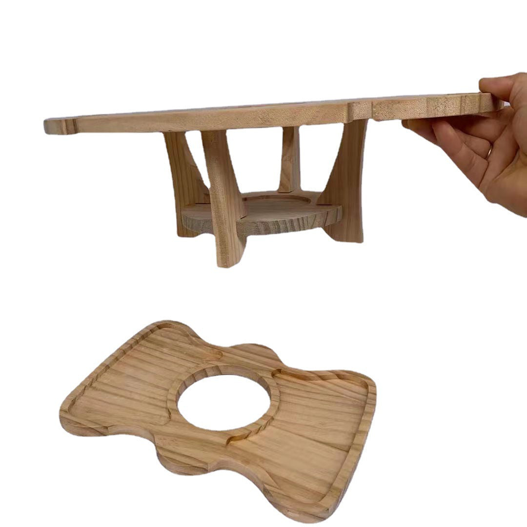 Holz-Tisch für zwei – Bild 2 | LuxeStyle