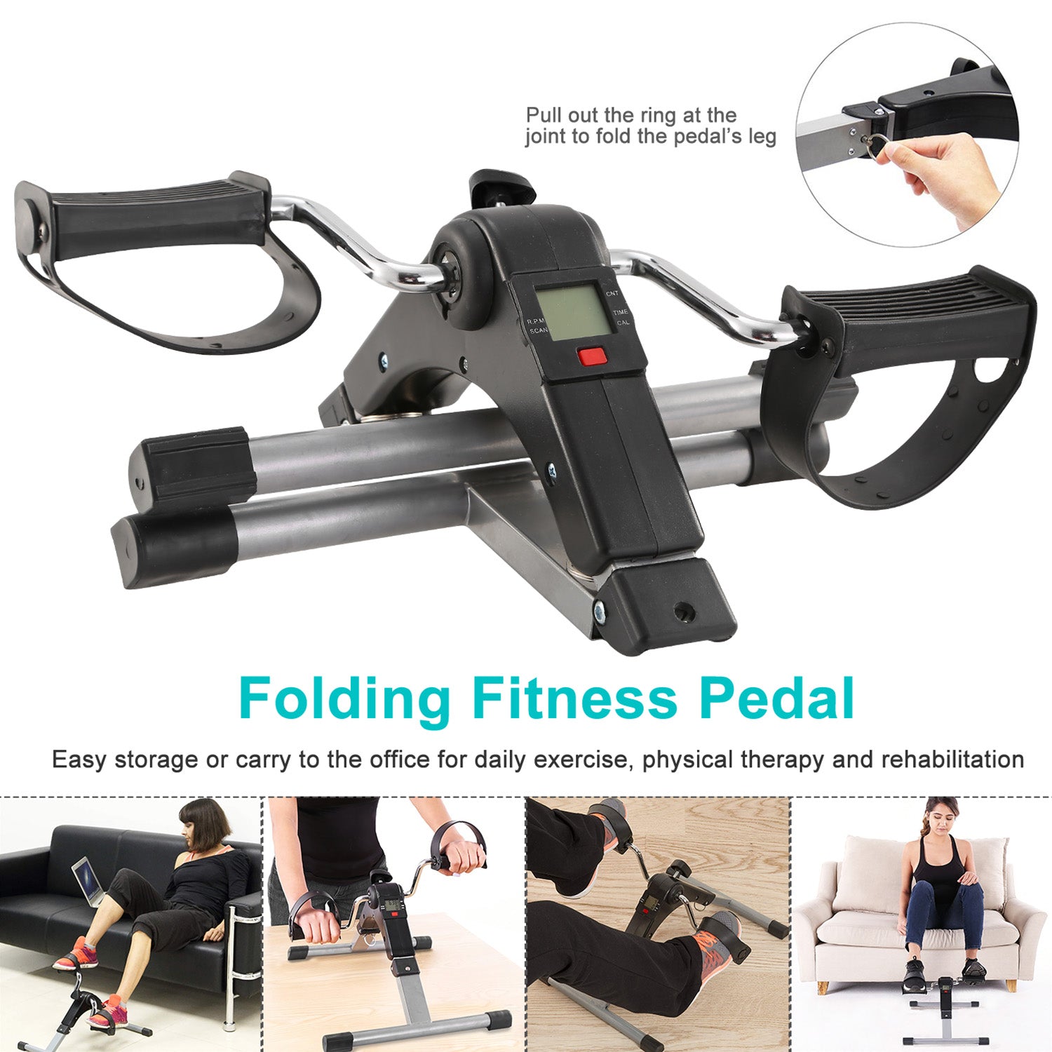 Mini-Pedaltrainer mit LCD-Display