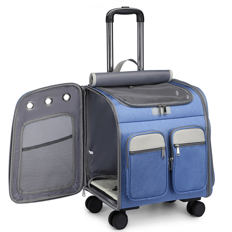 Faltbare Haustiertasche mit Rollen – Bild 4 | LuxeStyle