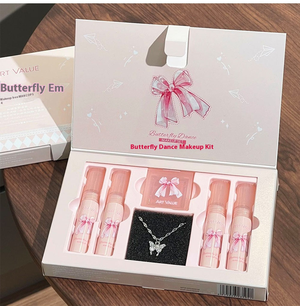 Butterfly Box Make-up Set mit Lippenstift & Rouge – Bild 2 | LuxeStyle