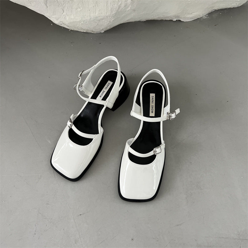 Französische Sandalen mit Blockabsatz – Bild 6 | LuxeStyle