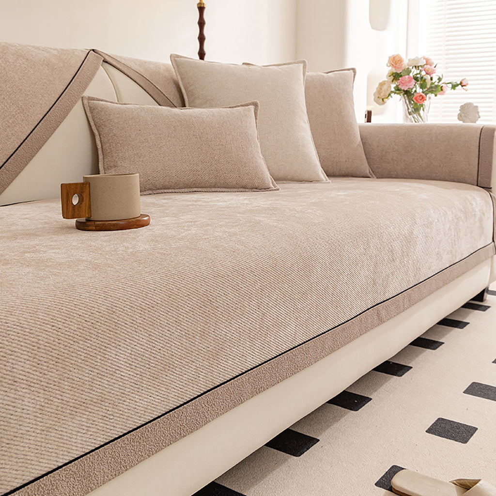 Sofakissen 70×70 cm Chenille rutschfest – Bild 7 | LuxeStyle