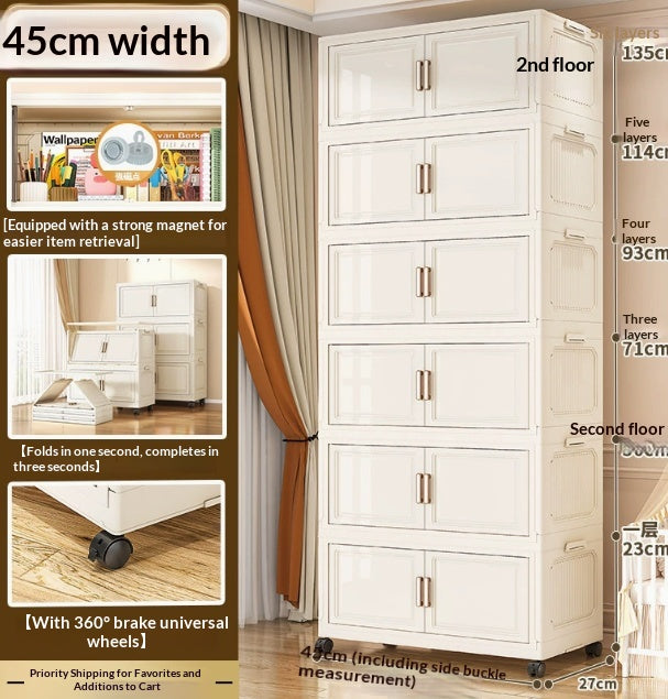 Mehrschichtiger Aufbewahrungs-Schrank