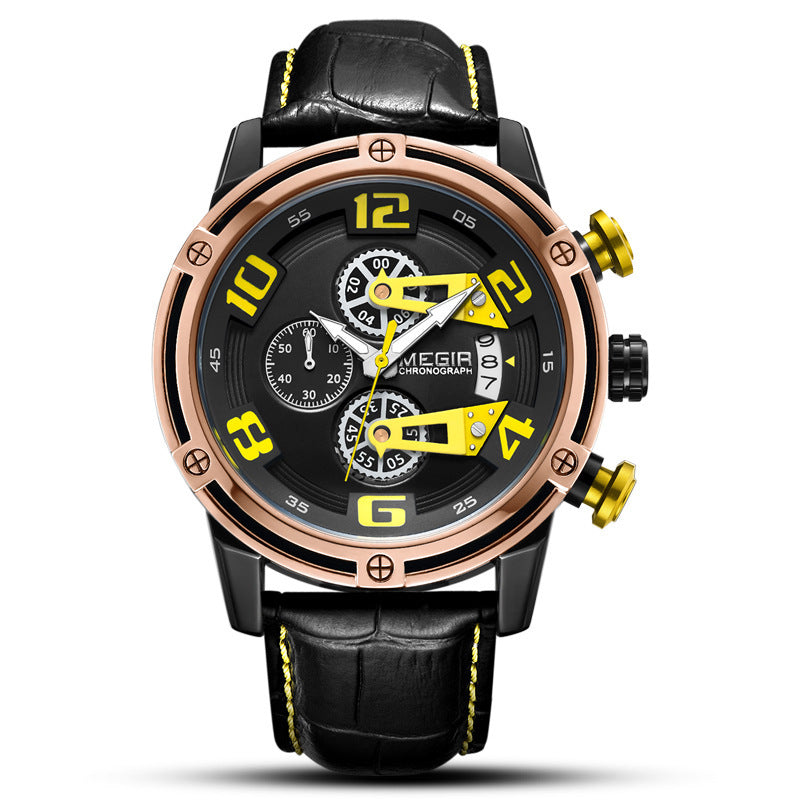 Multifunktionaler Chronograph Kalender Herrenuhr | LuxeStyle