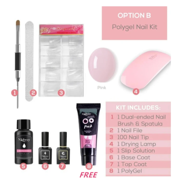 PolyGel Nagelverlängerungs-Kit