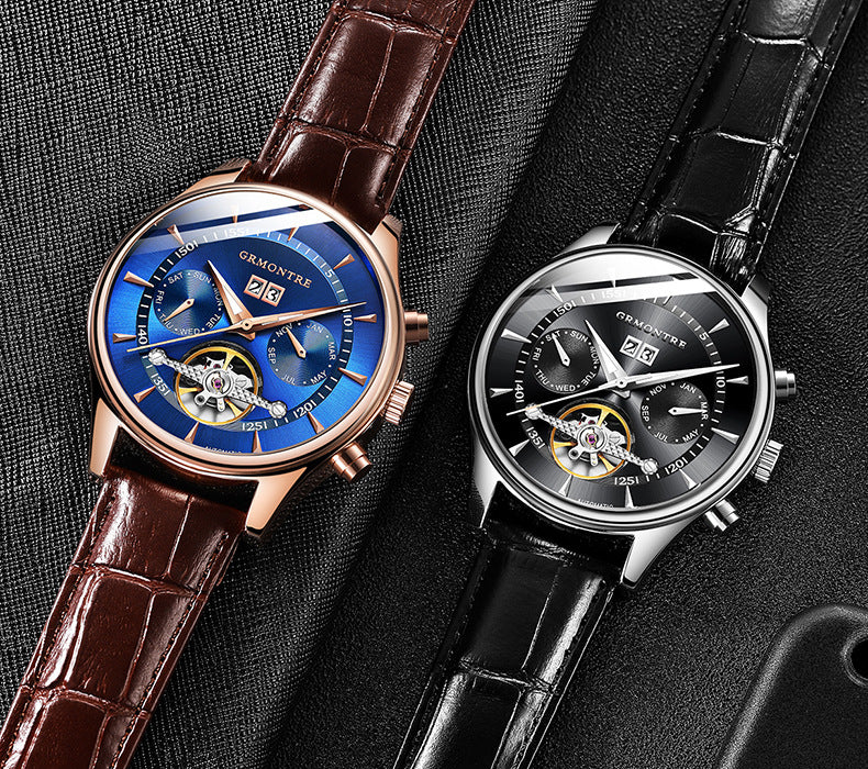 GRMONTRE Mechanische Automatikuhr für Herren – Bild 8 | LuxeStyle
