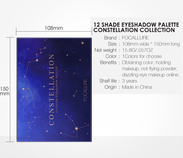 Twelve Constellation Augenstiftpalette – Bild 3 | LuxeStyle