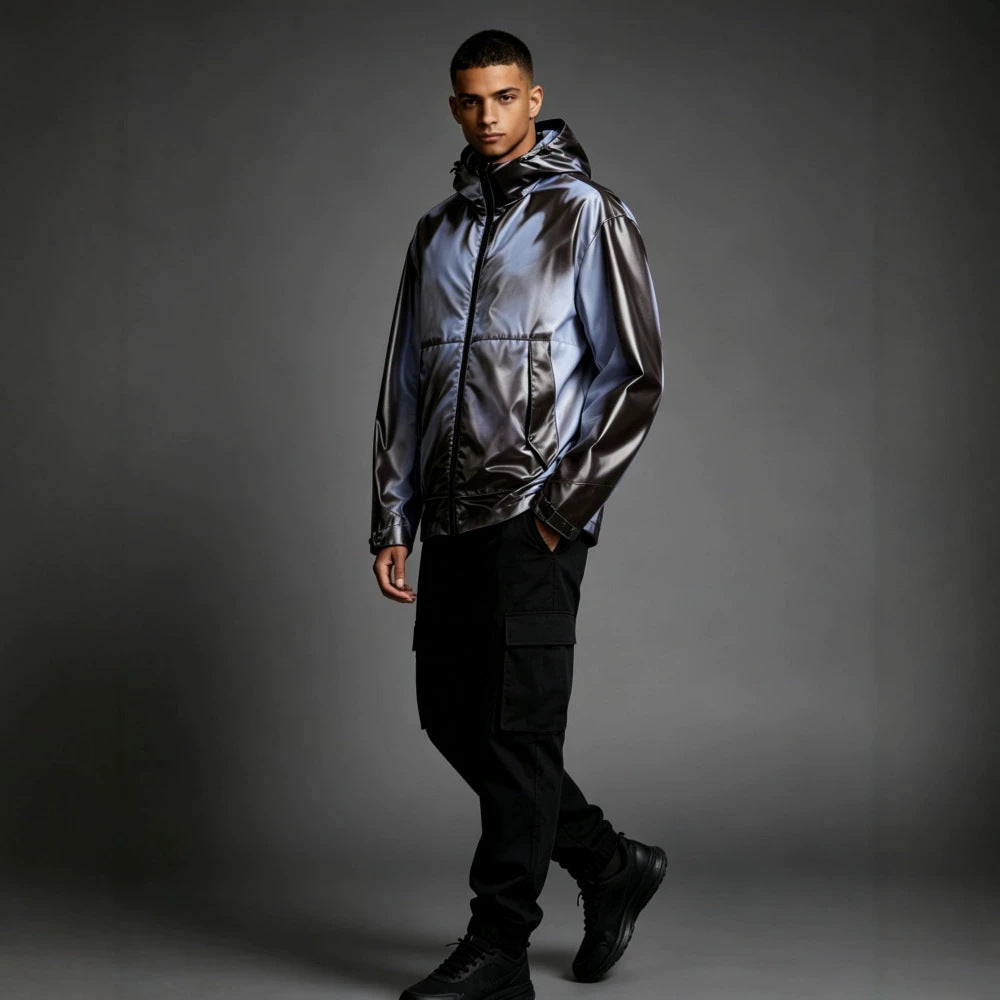 Thermoaktive Farbwechsel-Herrenjacke