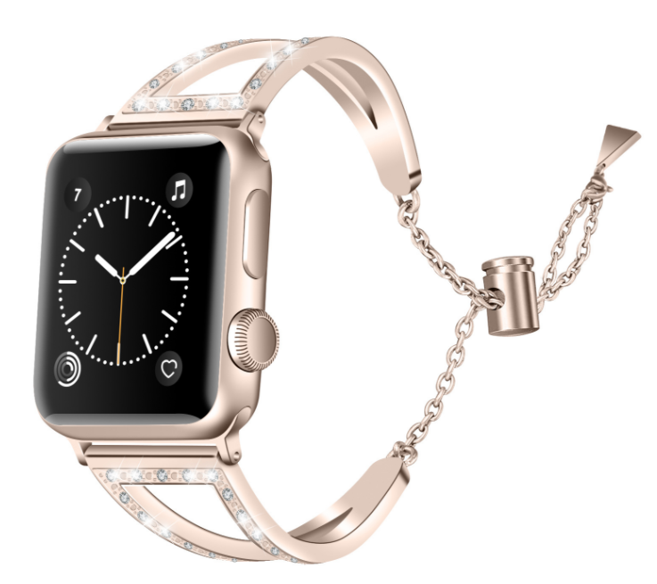 Edles Uhrenarmband mit Strasssteinen – Bild 4 | LuxeStyle
