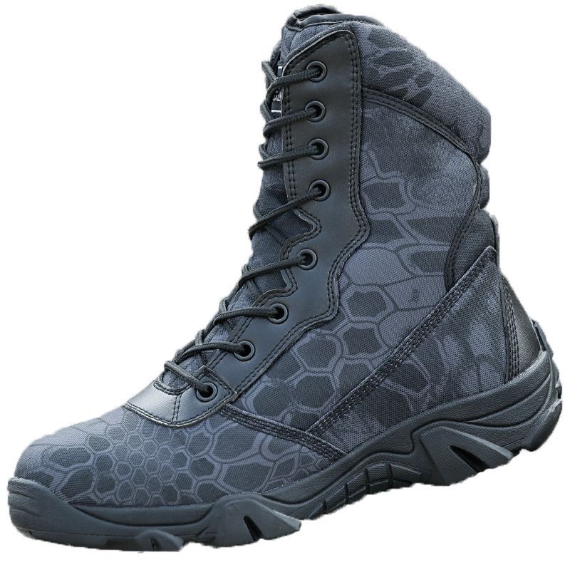 Camo-Python-Stiefel