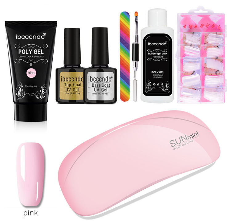 Painless Crystal Gel Nagelverlängerungs-Set