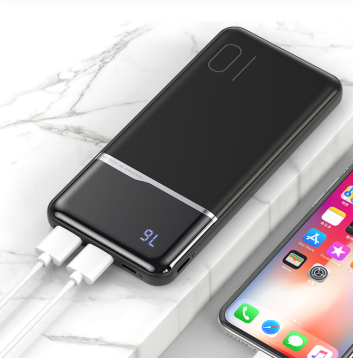 Powerbank mit Digitalanzeige, 10000 mAh