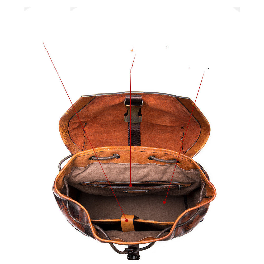 Reise-Rucksack aus Rindsleder – Bild 4 | LuxeStyle