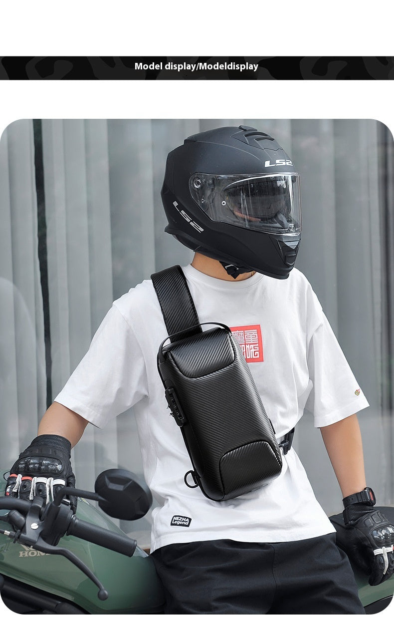 Motorrad Herren-Brusttasche aus Oxford-Stoff
