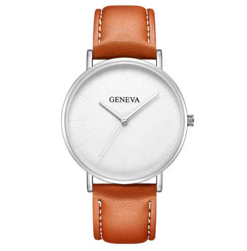 Herren Quarzuhr im Genfer Stil