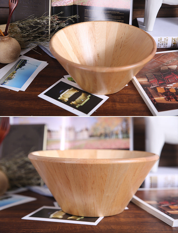 Grosse runde Holzschale im Japan-Stil – Bild 3 | LuxeStyle