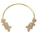 Blumenhalskette mit Strass-Akzenten – Bild 4 | LuxeStyle