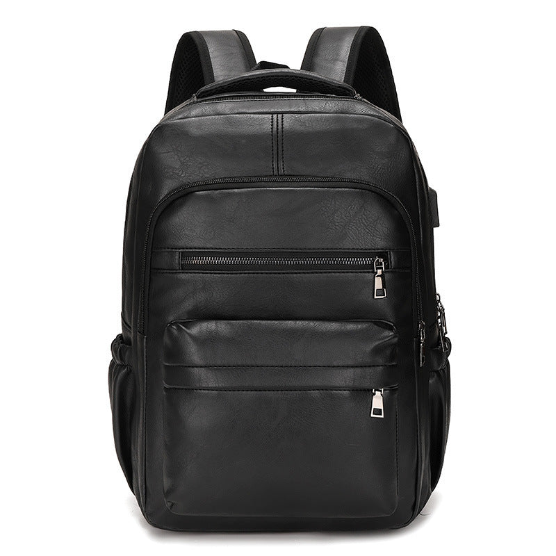 Retro Business Rucksack aus weichem PU-Leder – Bild 6 | LuxeStyle