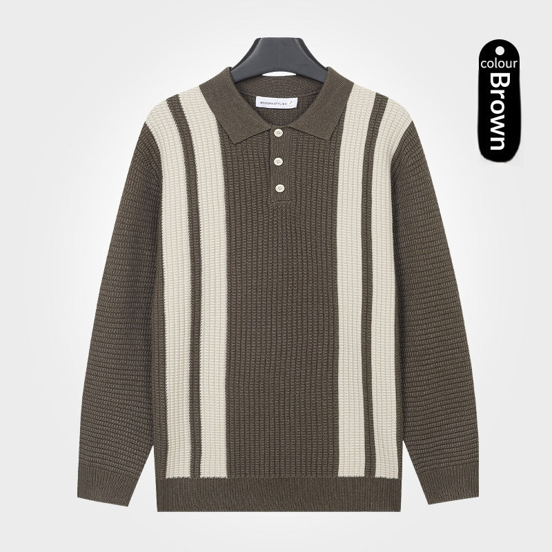 Herren Langarm Strickpullover – Bild 6 | LuxeStyle