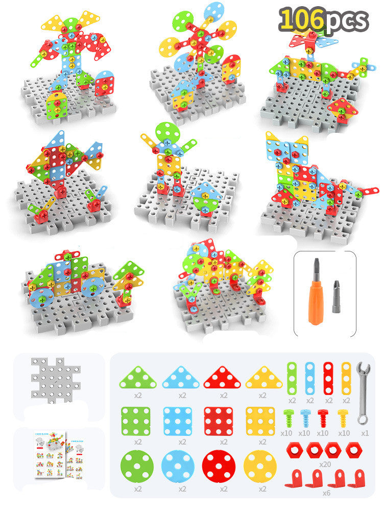 Kreatives Schraubpuzzle-Set für Kinder