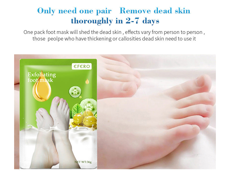 Peeling-Fussmaske für zarte Füsse