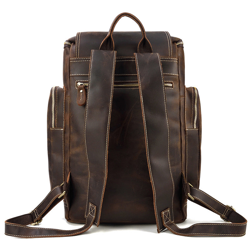 Mannlicher Lederrucksack aus Rinderhaut – Bild 3 | LuxeStyle