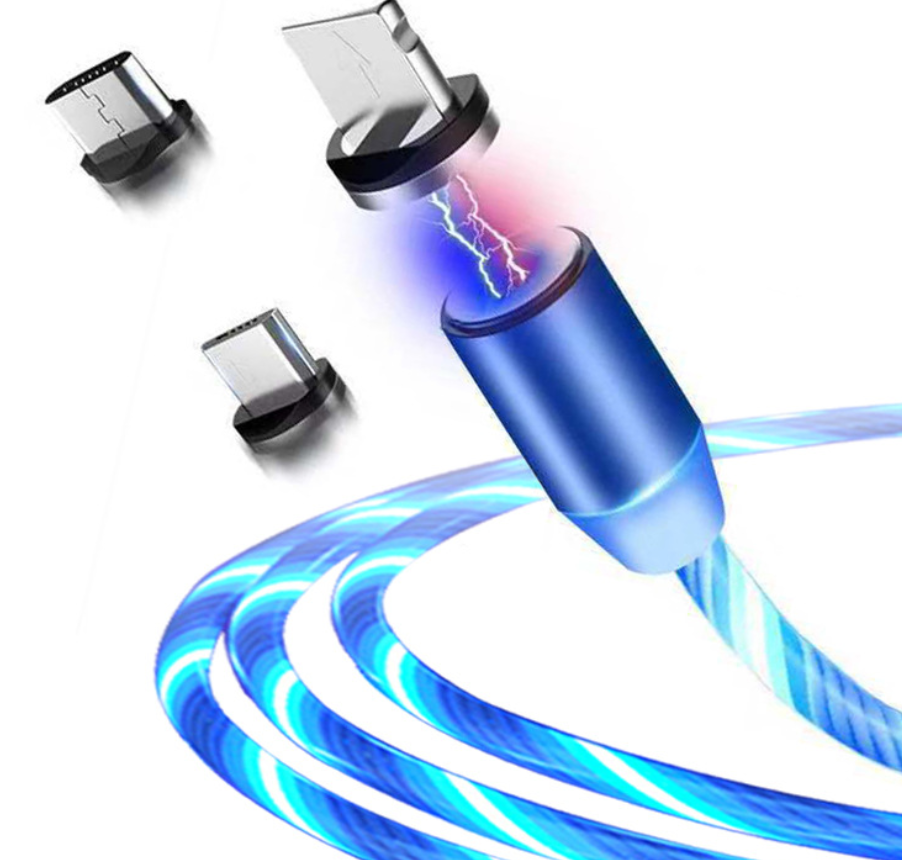 Magnetische Ladesteckdose für iPhone & Android Type-C